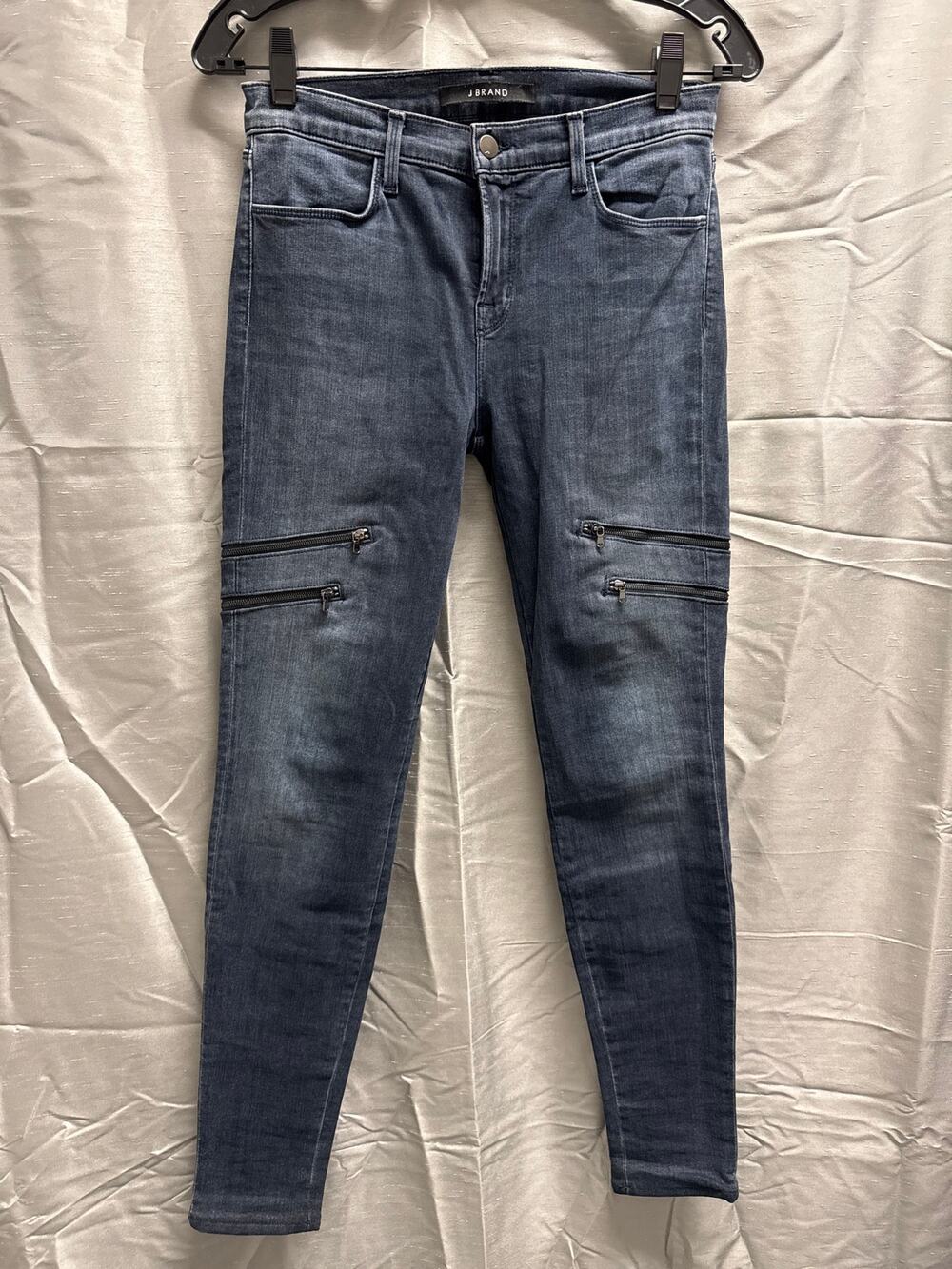 J Brand Dee Moto Slim Jeans in Vacant Size 29